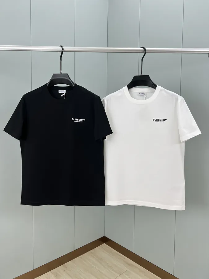 Burberry Classic Letter Logo Print T Shirt, Summer Collection
