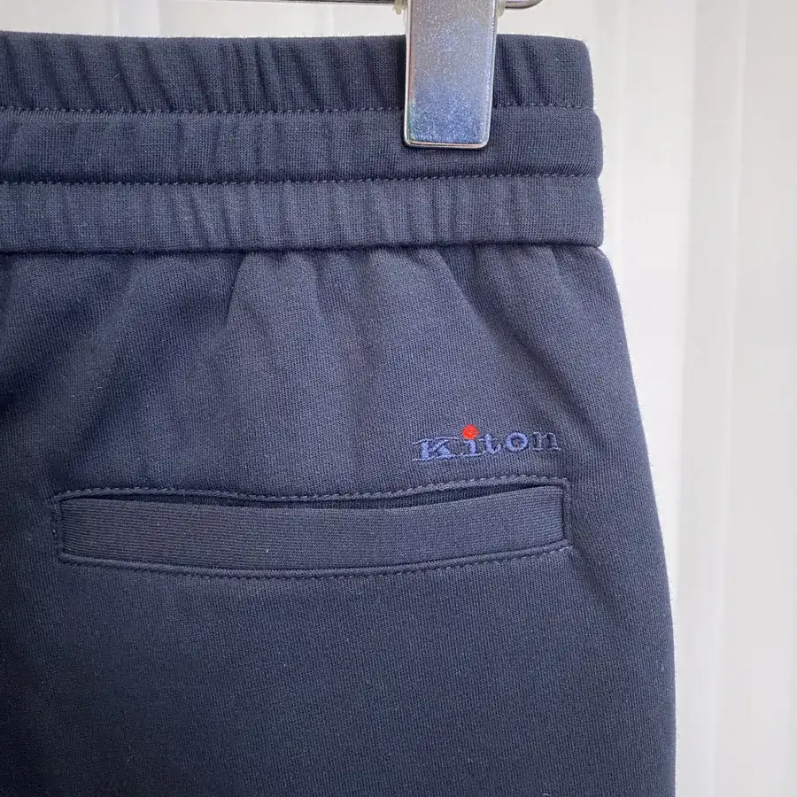 Kiton Summer Side Letter Print Logo Men's Casual Shorts