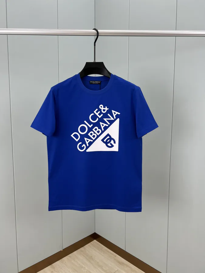 Dolce&Gabbana 25 Spring Summer New Collection Letter Print Short Sleeve T Shirt