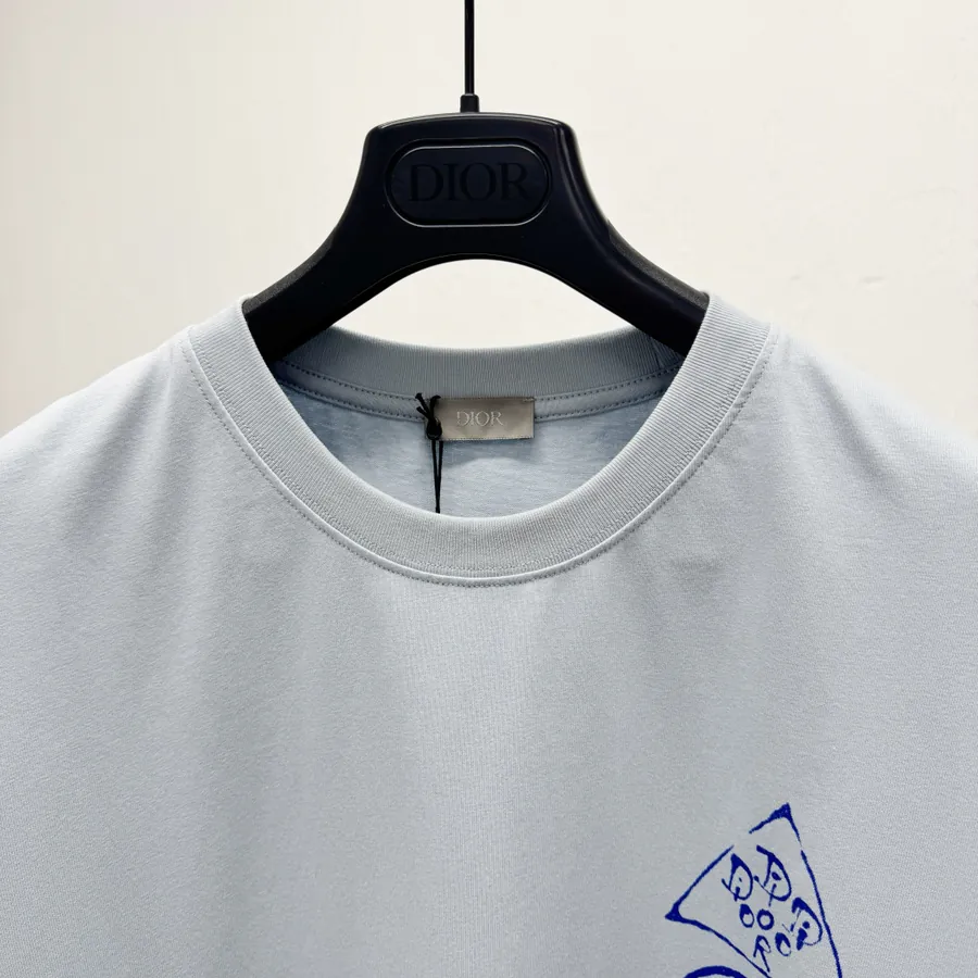 D1or & HYLTON NEL Collaboration Print Short Sleeve T Shirt