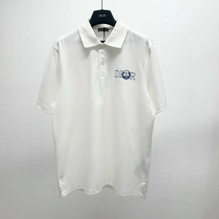 D1or Embroidered Polo Shirt