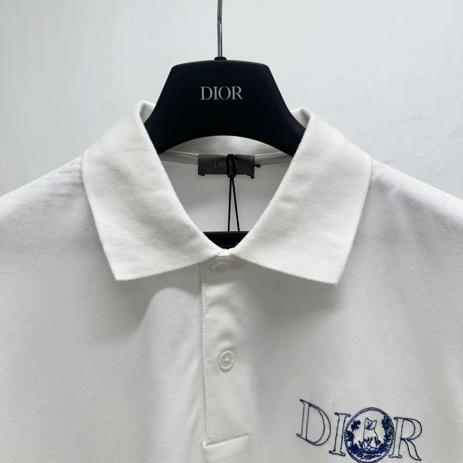 D1or Embroidered Polo Shirt