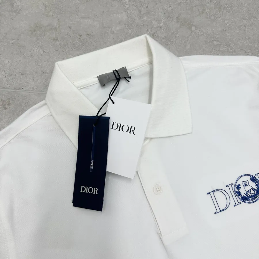 D1or Embroidered Polo Shirt