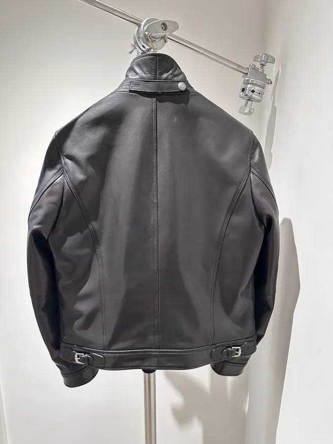 TOM FORD Winter Autumn New Grained Calfskin Jacket