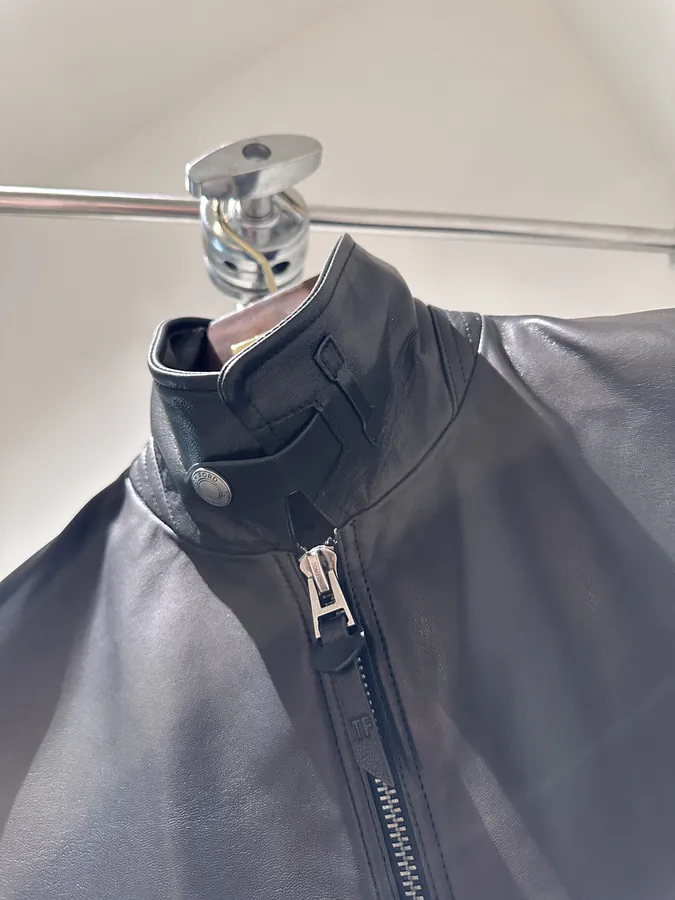 TOM FORD Winter Autumn New Grained Calfskin Jacket