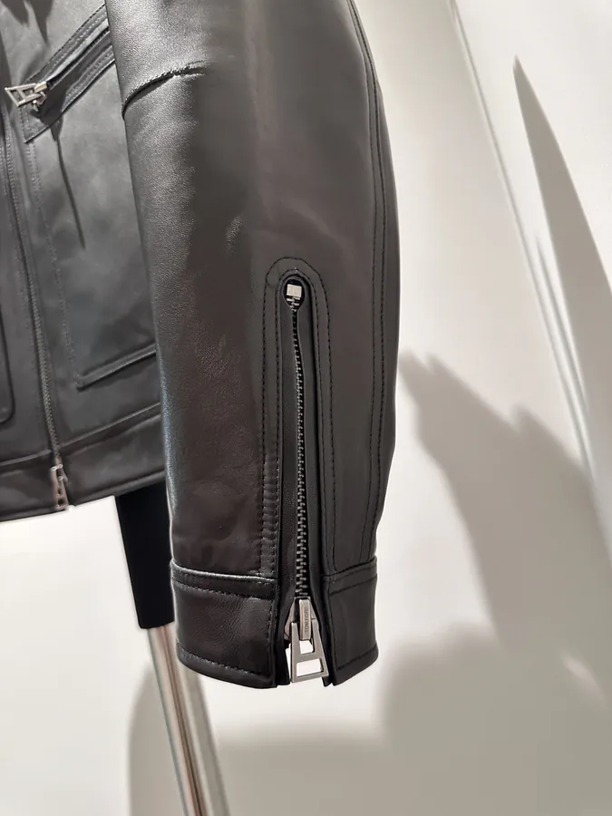 TOM FORD Winter Autumn New Grained Calfskin Jacket