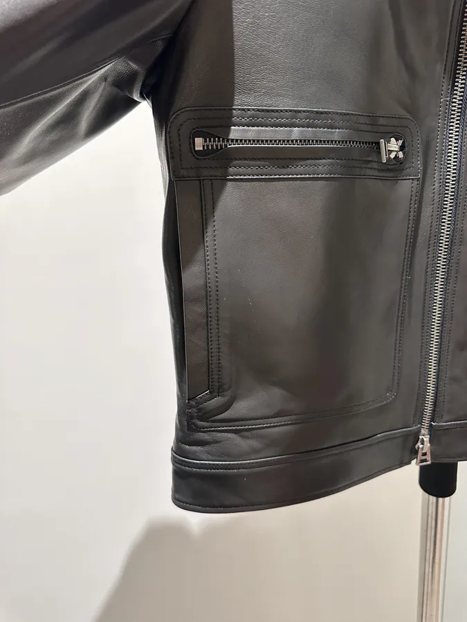TOM FORD Winter Autumn New Grained Calfskin Jacket