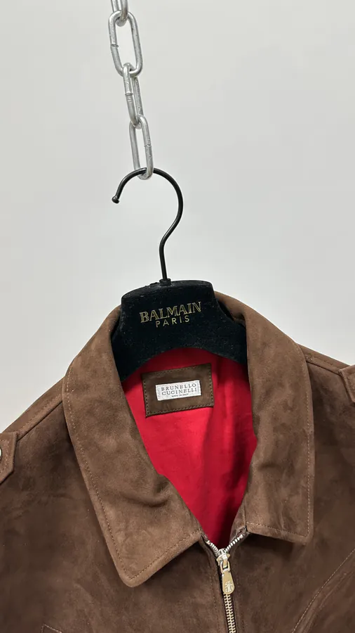 Brunello Cucinelli Autumn Winter New Collection Mixed Sheepskin Jacket