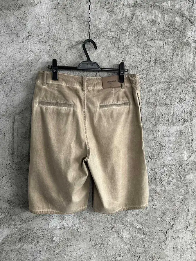 UMA WANG 2023SS Water Soaked Denim Shorts