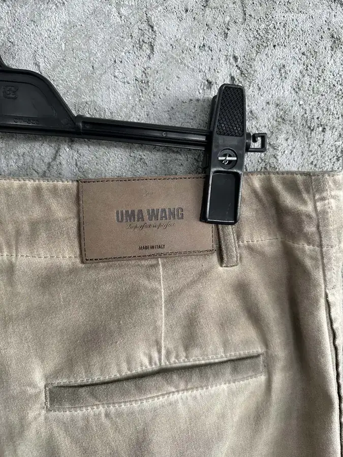 UMA WANG 2023SS Water Soaked Denim Shorts
