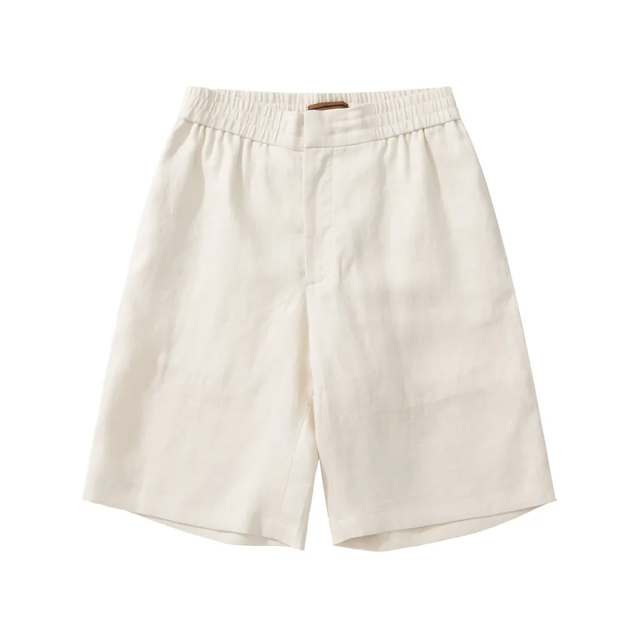 ZG Men's Oasi Lino Shorts in Beige