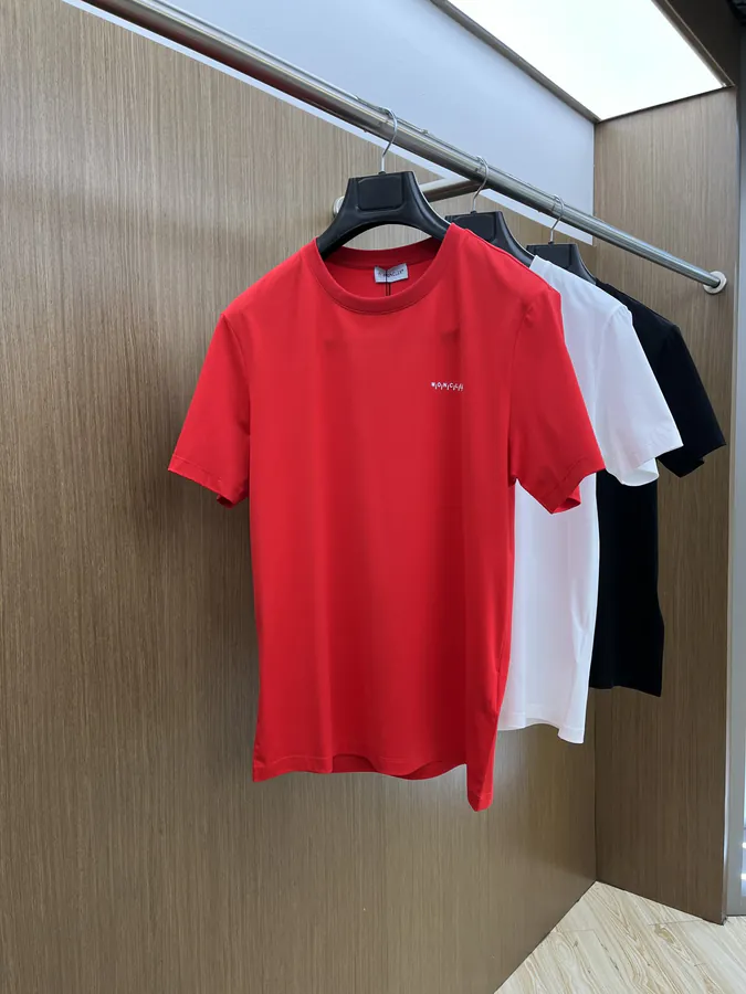 P170 Mon Premium Custom 25 Spring Summer New Print Round Neck Basic Tee for Men