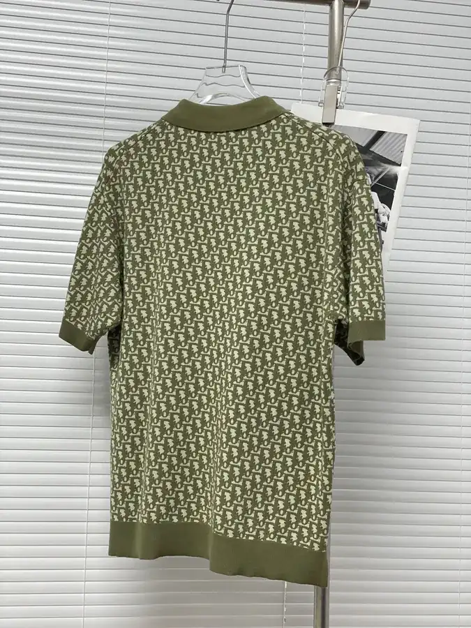 Di*r Oblique Print Cotton Short Sleeve