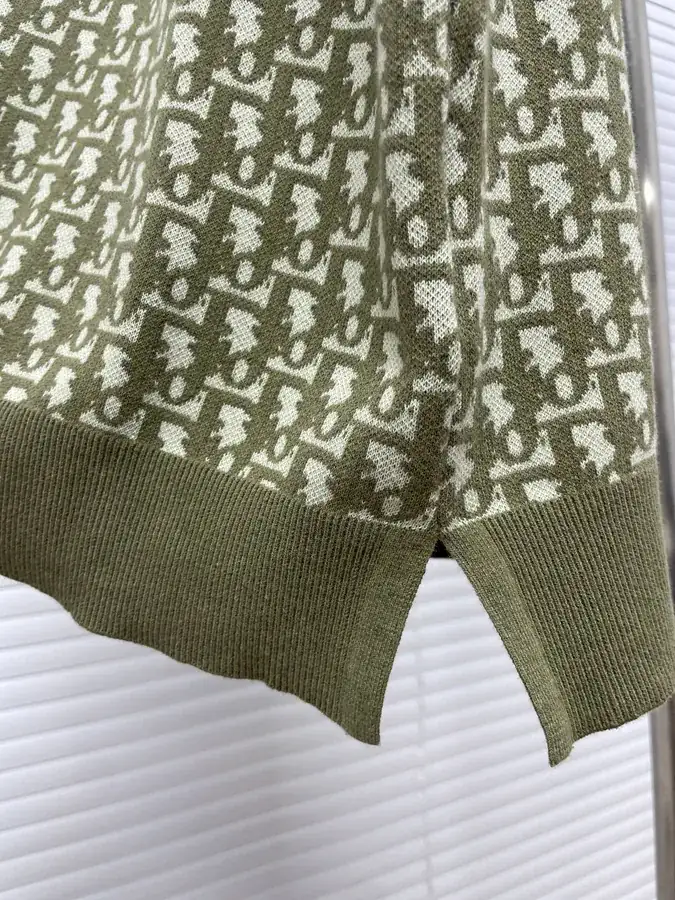 Di*r Oblique Print Cotton Short Sleeve