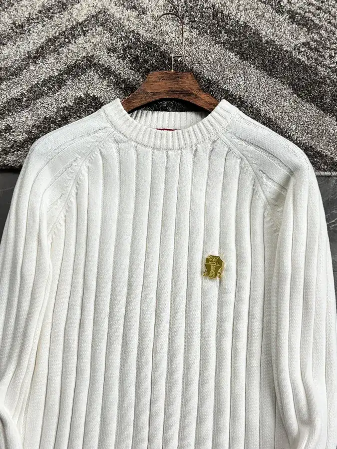 Brunello Cucinelli Men's Wool Sweater with Italian Style
