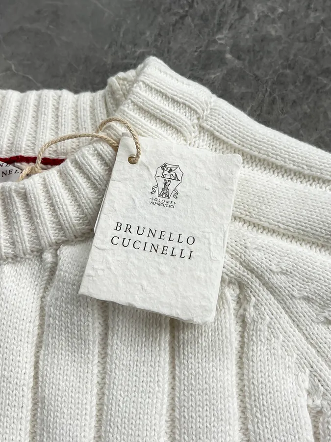 Brunello Cucinelli Men's Wool Sweater with Italian Style