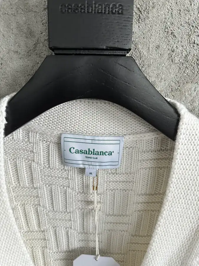CASABLANCA 2024SS Autumn Winter 3D Knit Cardigan