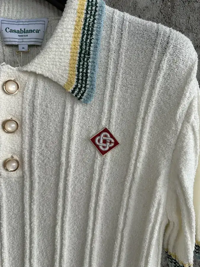 CASABLANCA 2024SS Striped Polo