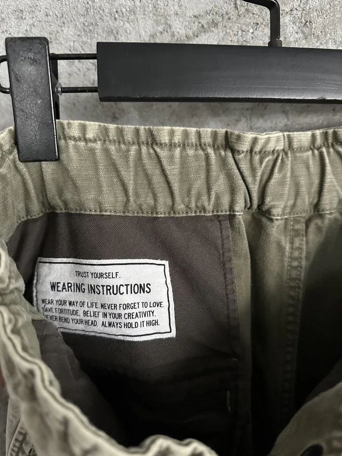 Maison MIHARA YASUHIRO Worn Denim Wide Leg Trousers