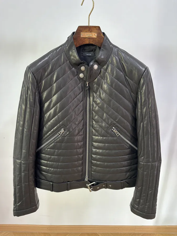 TOM FORD Embroidered Calfskin Jacket