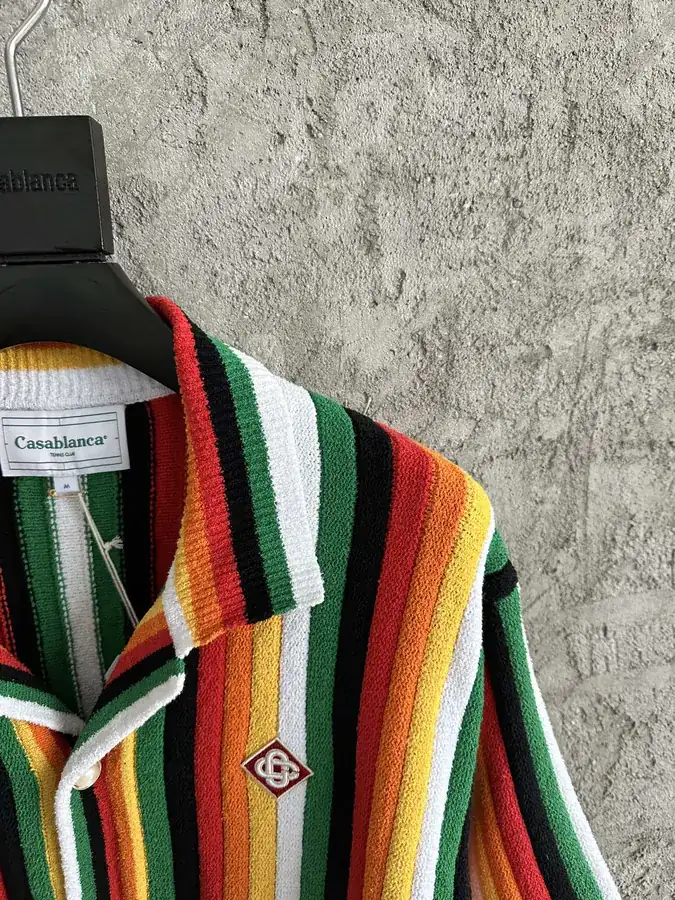 CASABLANCA 2024SS Color Striped Shirt