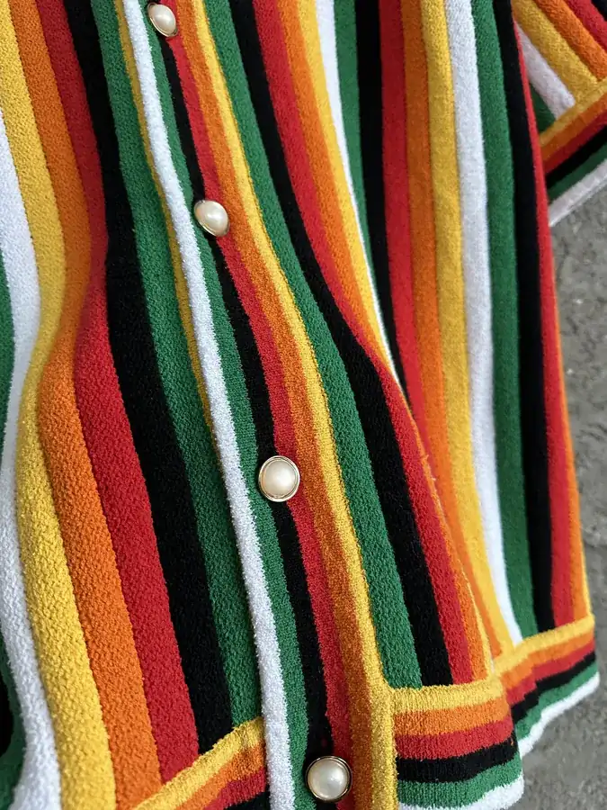 CASABLANCA 2024SS Color Striped Shirt