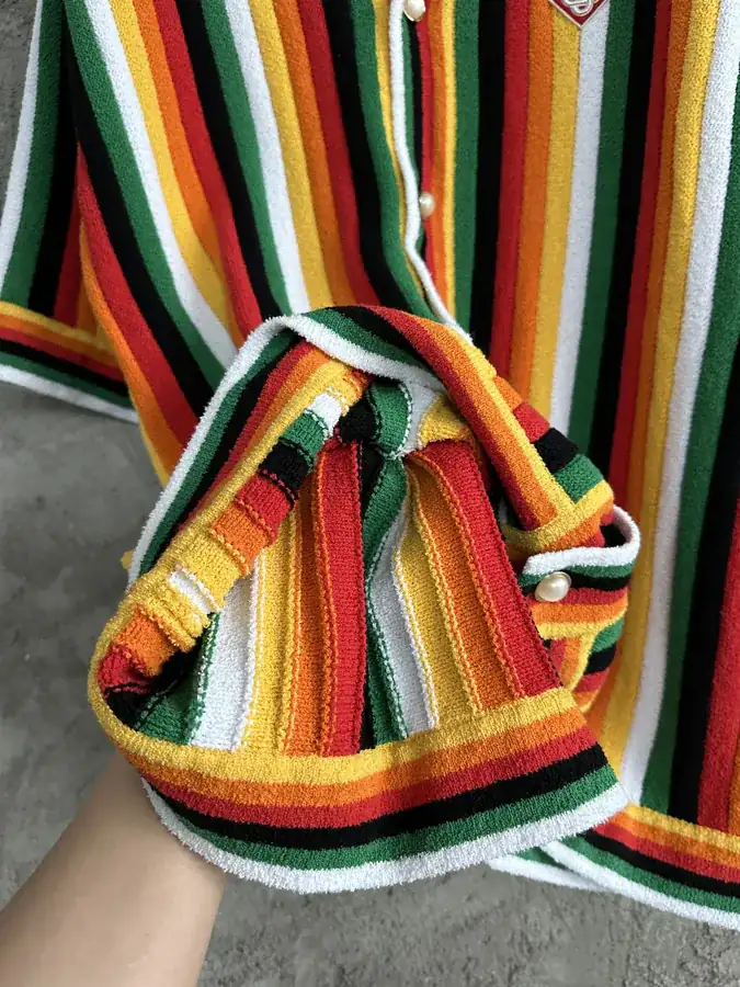 CASABLANCA 2024SS Color Striped Shirt