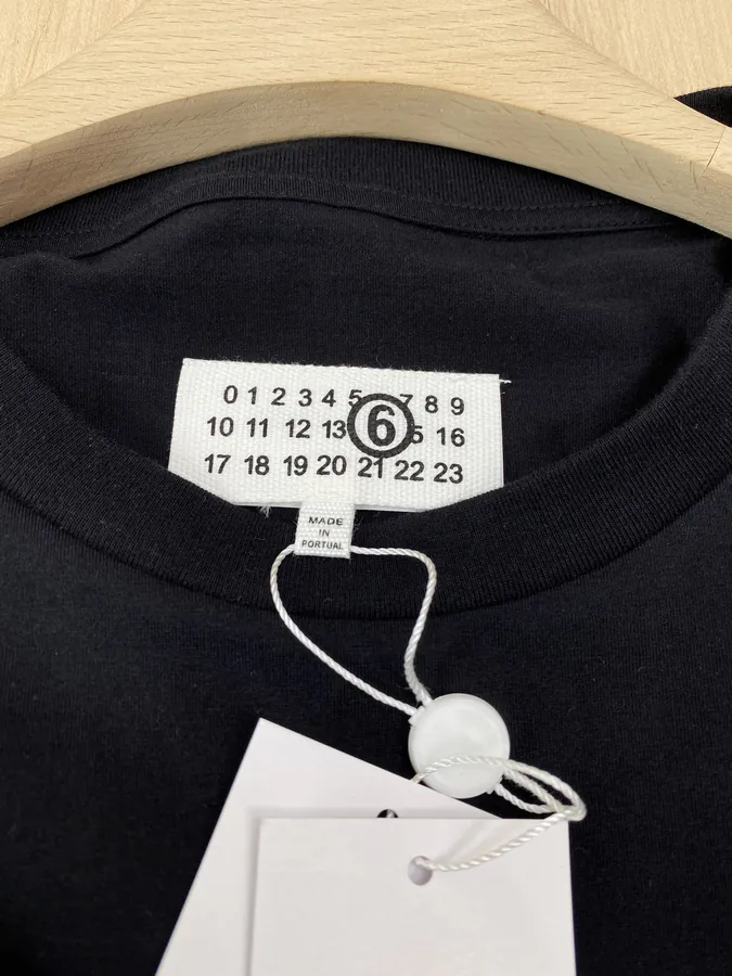 Maje MM6 Logo Print Round Neck T Shirt