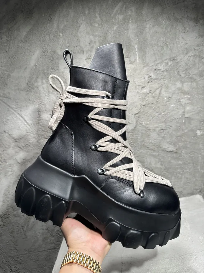 Rick Owens 2025SS New Generation Octopus Sole Crazy Strap Boots