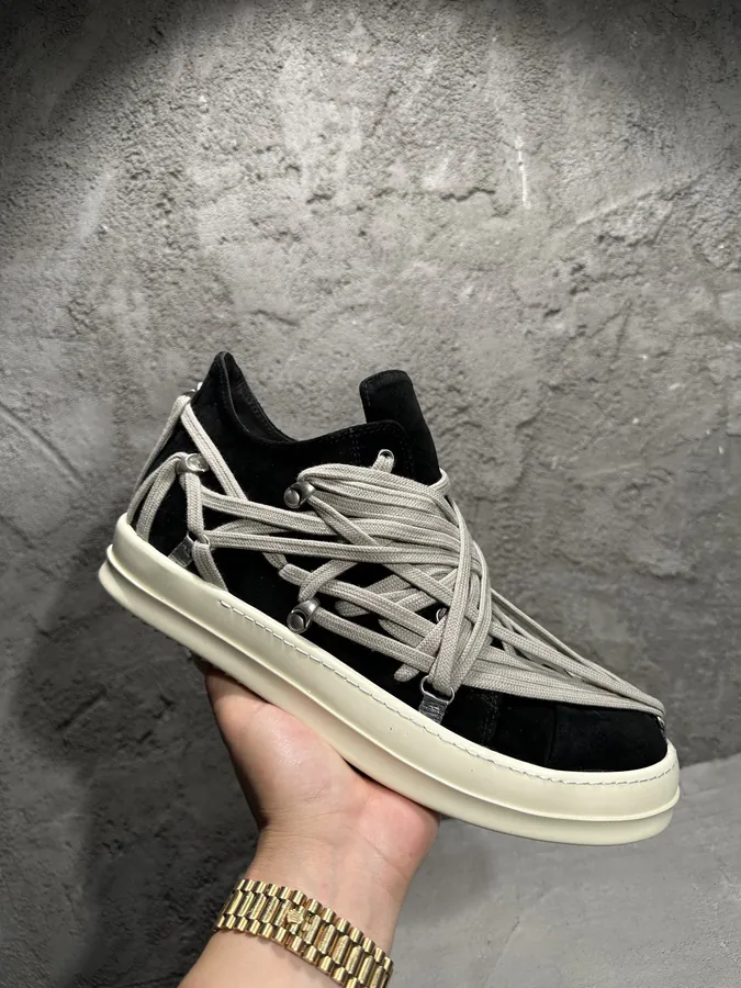Rick Owens 2025SS Crazy Buckle Low Top
