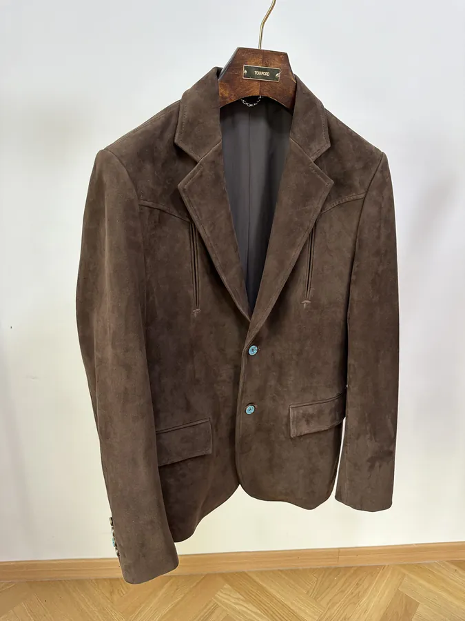 Luxury Autumn Winter Wool Blazer by Lüjia
