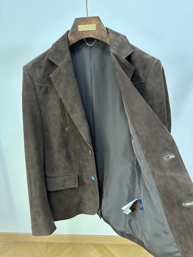 Luxury Autumn Winter Wool Blazer by Lüjia