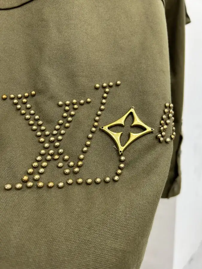 LV Lovers Collaboration 2024 Military Workwear Studded Jacket
