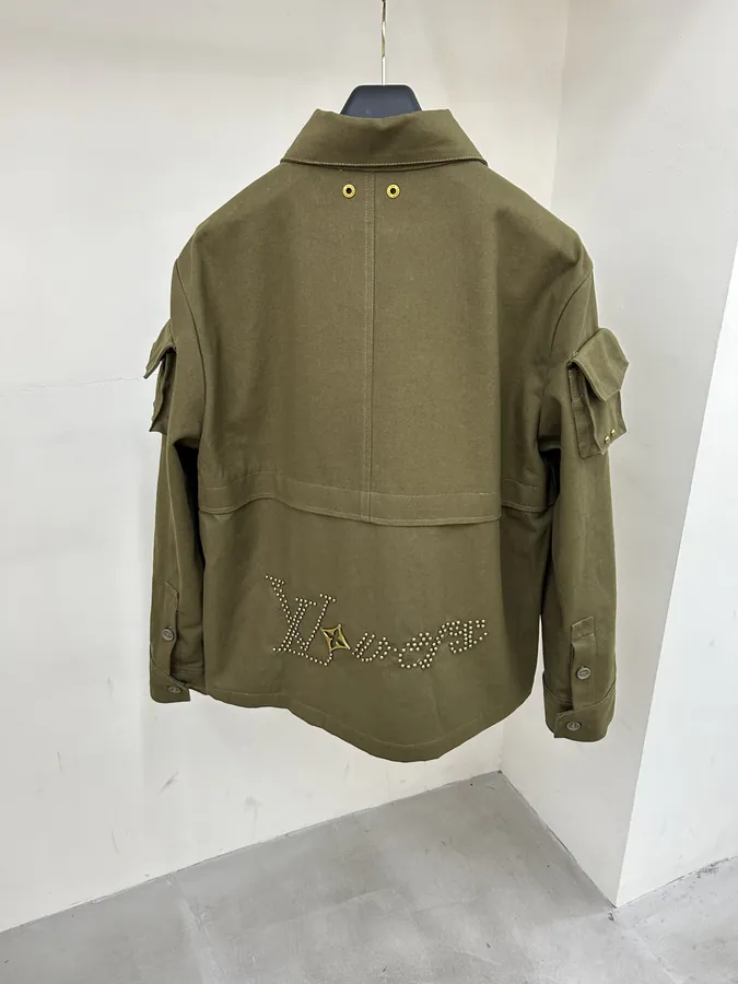 LV Lovers Collaboration 2024 Military Workwear Studded Jacket