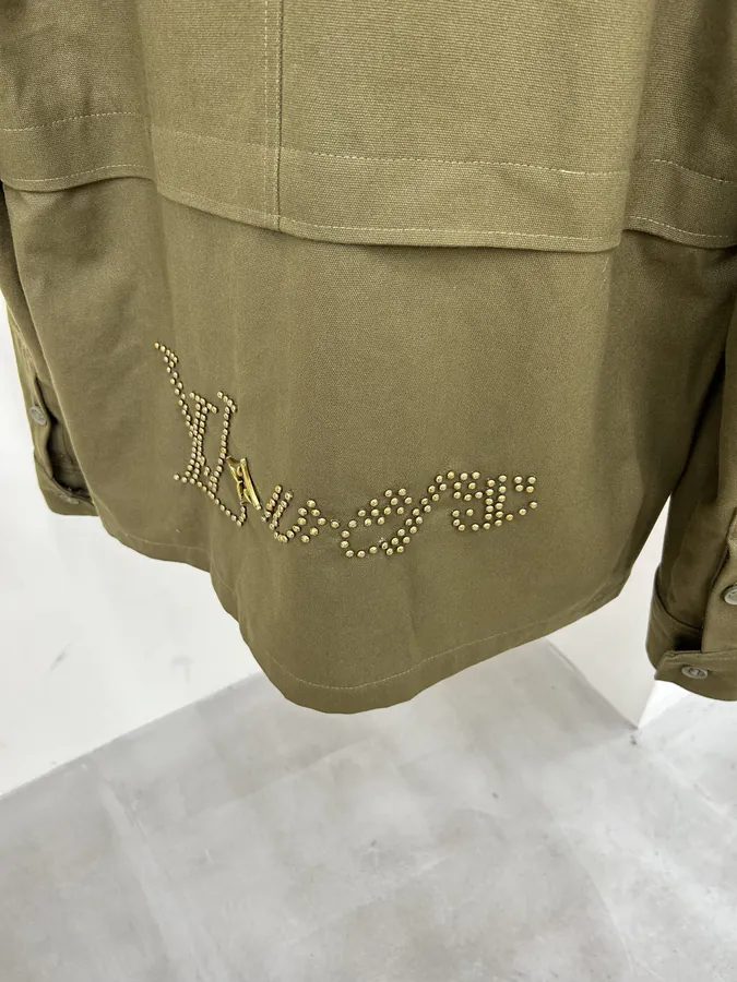 LV Lovers Collaboration 2024 Military Workwear Studded Jacket