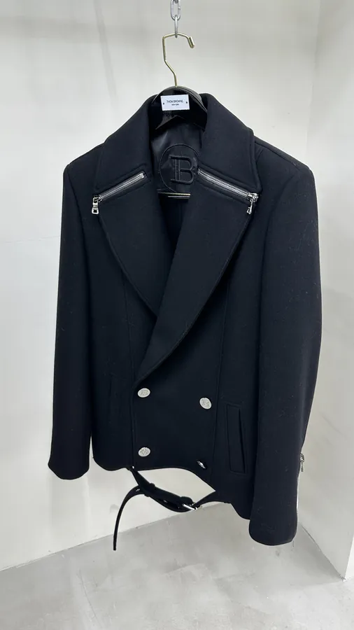 Balmain Regular Wool Coat