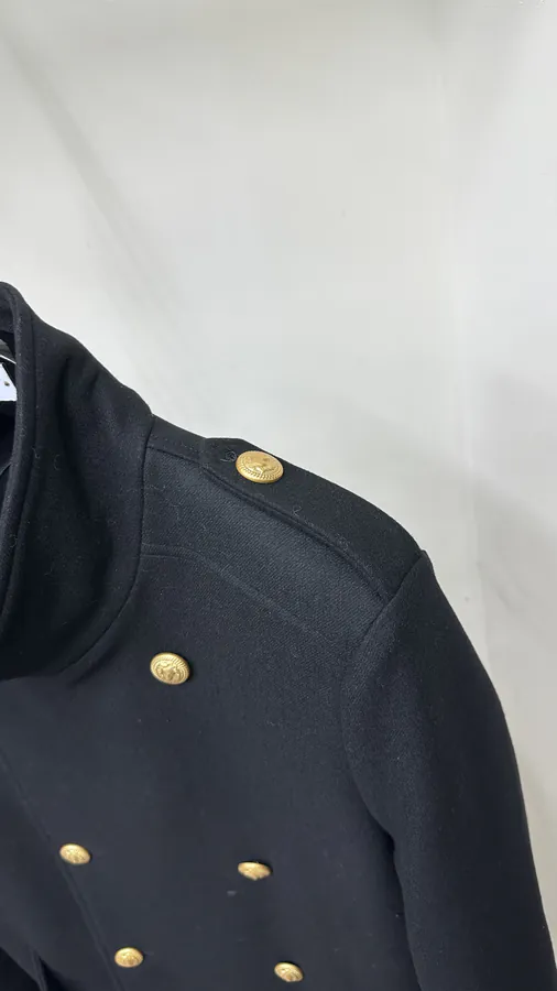 Balmain 2023 New Color Double Breasted Royal Style Coat