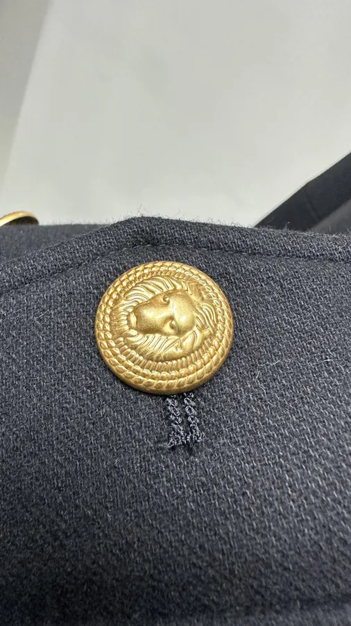 Balmain 2023 New Color Double Breasted Royal Style Coat