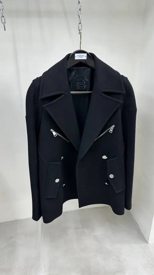Balmain 2024 Oversized Blazer with Double Front Closure