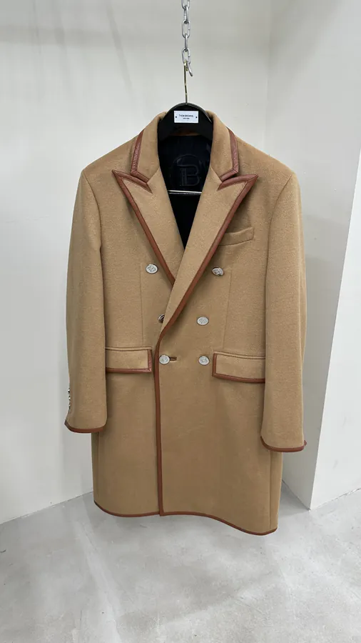 Balmain 2023 New Wool Handmade Coat
