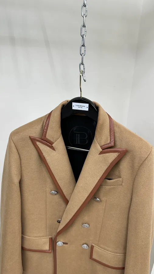 Balmain 2023 New Wool Handmade Coat