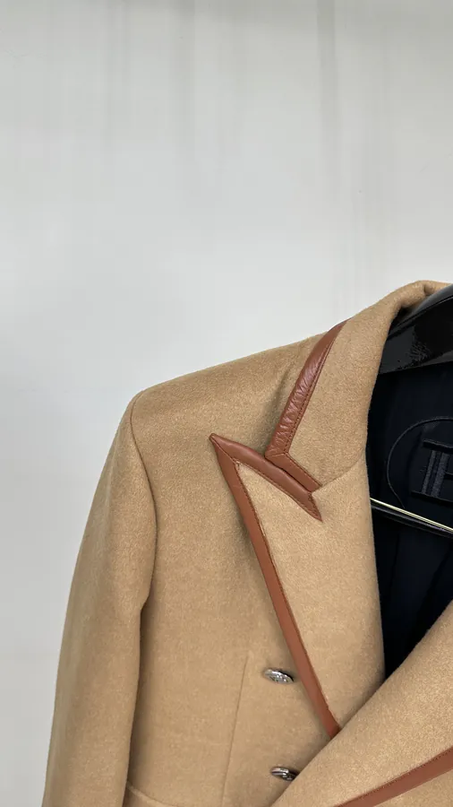 Balmain 2023 New Wool Handmade Coat