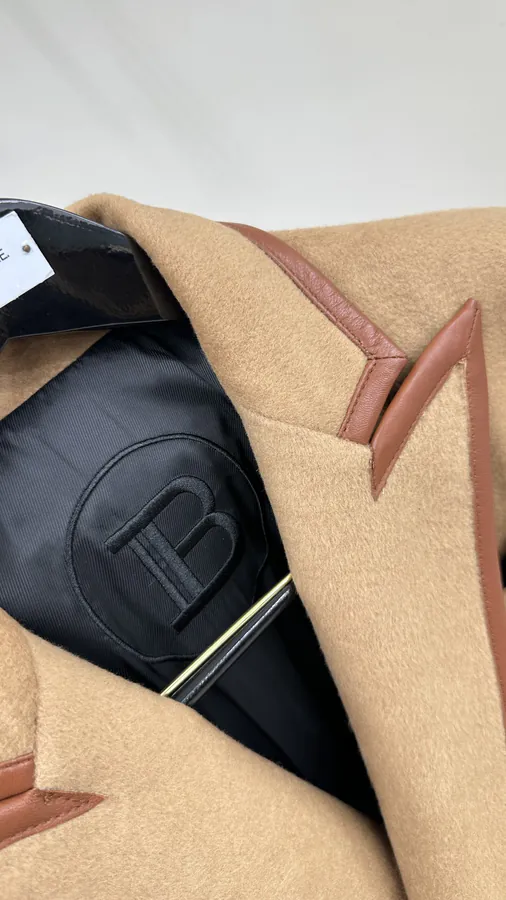 Balmain 2023 New Wool Handmade Coat