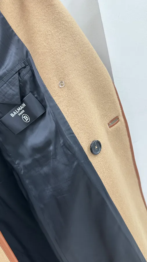Balmain 2023 New Wool Handmade Coat
