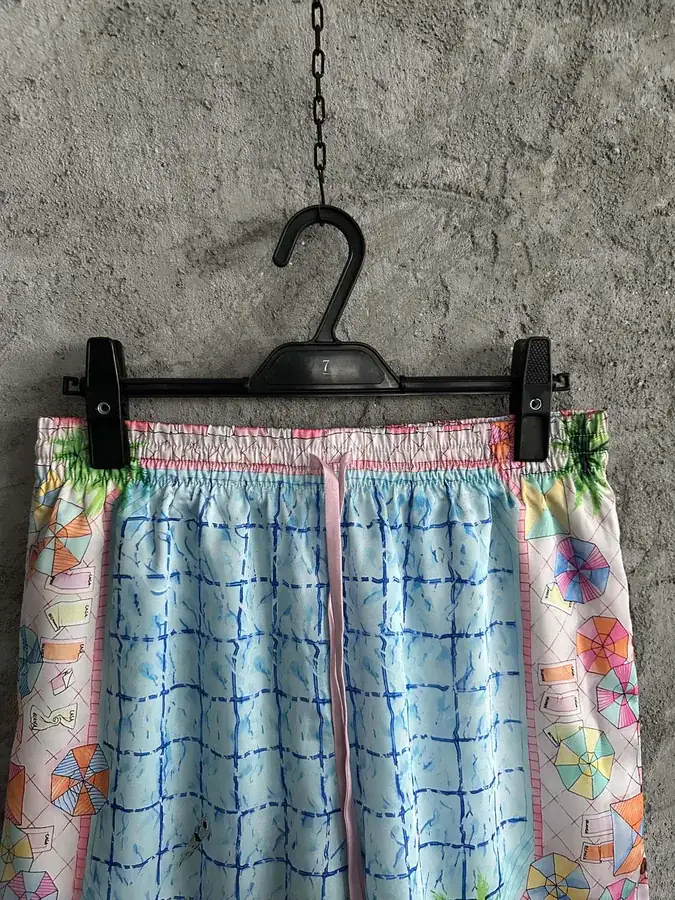 Casablanca 2024SS Sun Pattern Silk Shorts