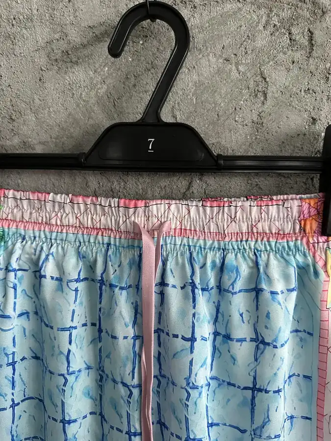 Casablanca 2024SS Sun Pattern Silk Shorts