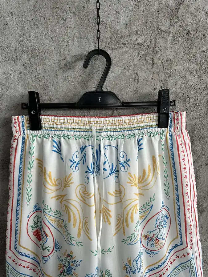 CASABLANCA 2024SS Silk Shorts with Pattern
