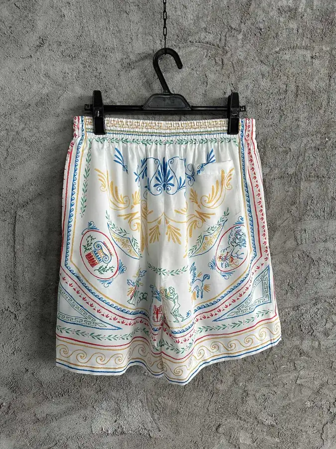 CASABLANCA 2024SS Silk Shorts with Pattern