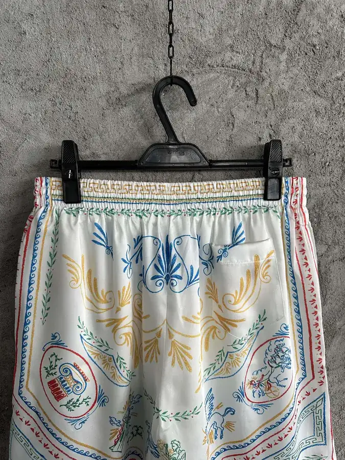 CASABLANCA 2024SS Silk Shorts with Pattern