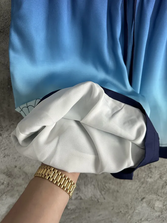 CASABLANCA 2023SS Silk Shorts with Tower Pattern